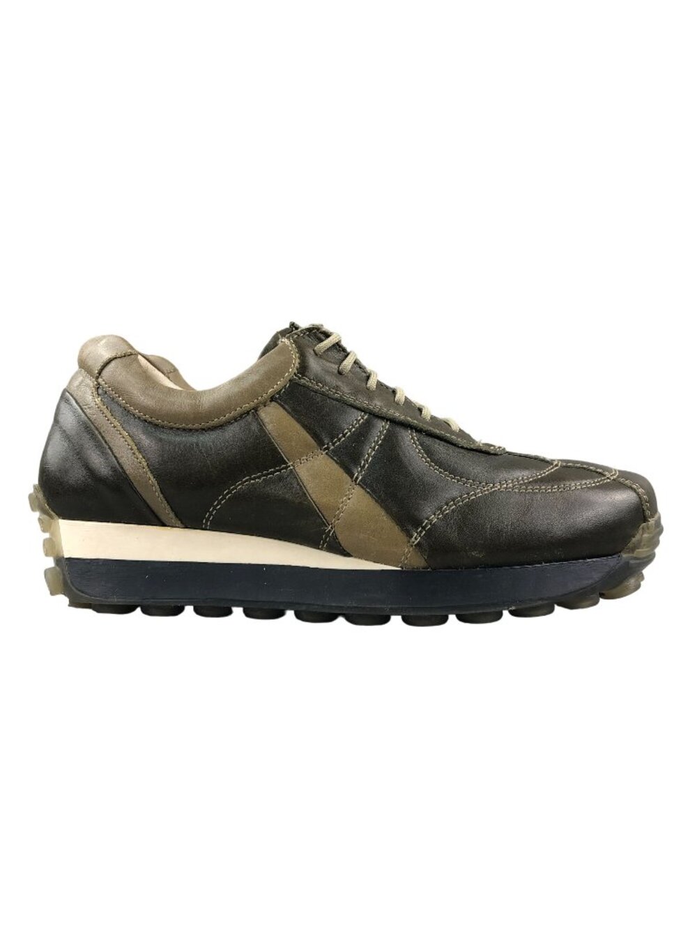 Reaction Kenneth Cole Women's Size 6M Tuff Girl Green Leather Sneakers Shoes